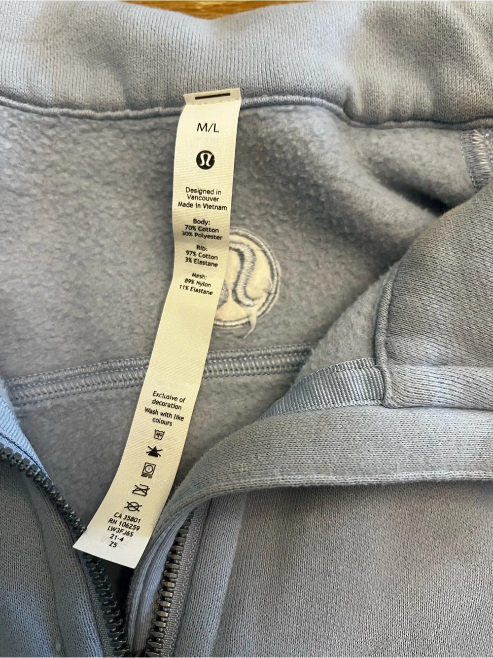lululemon athletica Scuba funnel neck